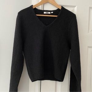 Uniqlo U Wool Crepe Wide-Sleeve Sweater
